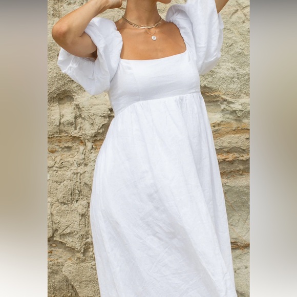 SOLAÍ THE LABEL. Dresses French Riviera 0 Linen Dress Poshmark